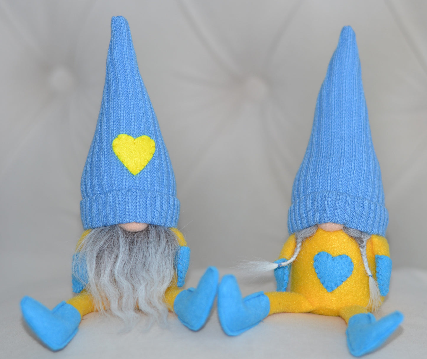 7'' Home Gnome Ornaments Ukraine Flag|| Home Craft Plush Soft Decoration || Collectible Figurine for Home Decor || Ukrainian Handmade Gnomes || Made in Ukraine