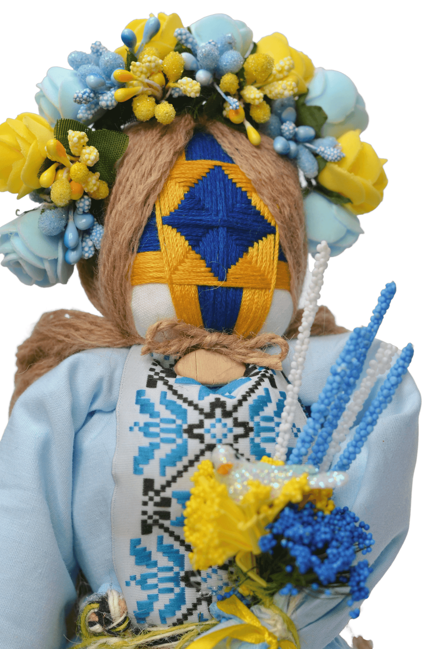 12'' Exclusive Collectible Ukrainian Motanka Doll from Eastern Ukraine Holding Dove of Peace || Slavic Design Traditional Ukrainian Doll || Handmade Made in Ukraine