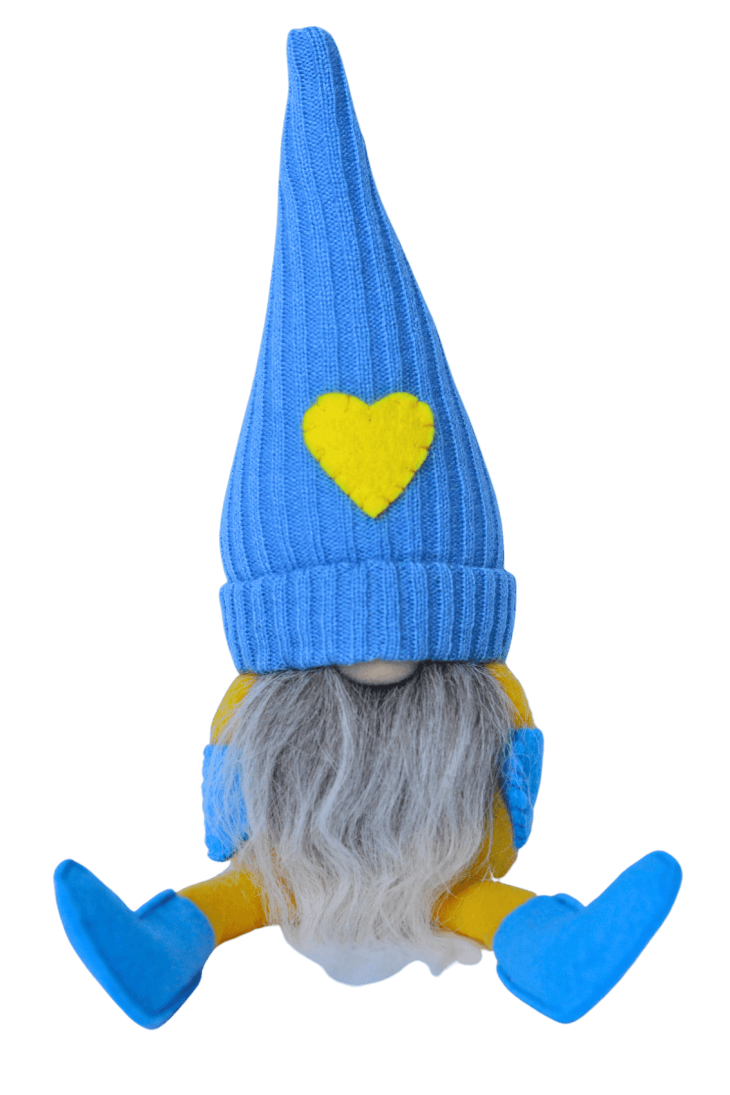 7'' Home Gnome Ornaments Ukraine Flag|| Home Craft Plush Soft Decoration || Collectible Figurine for Home Decor || Ukrainian Handmade Gnomes || Made in Ukraine