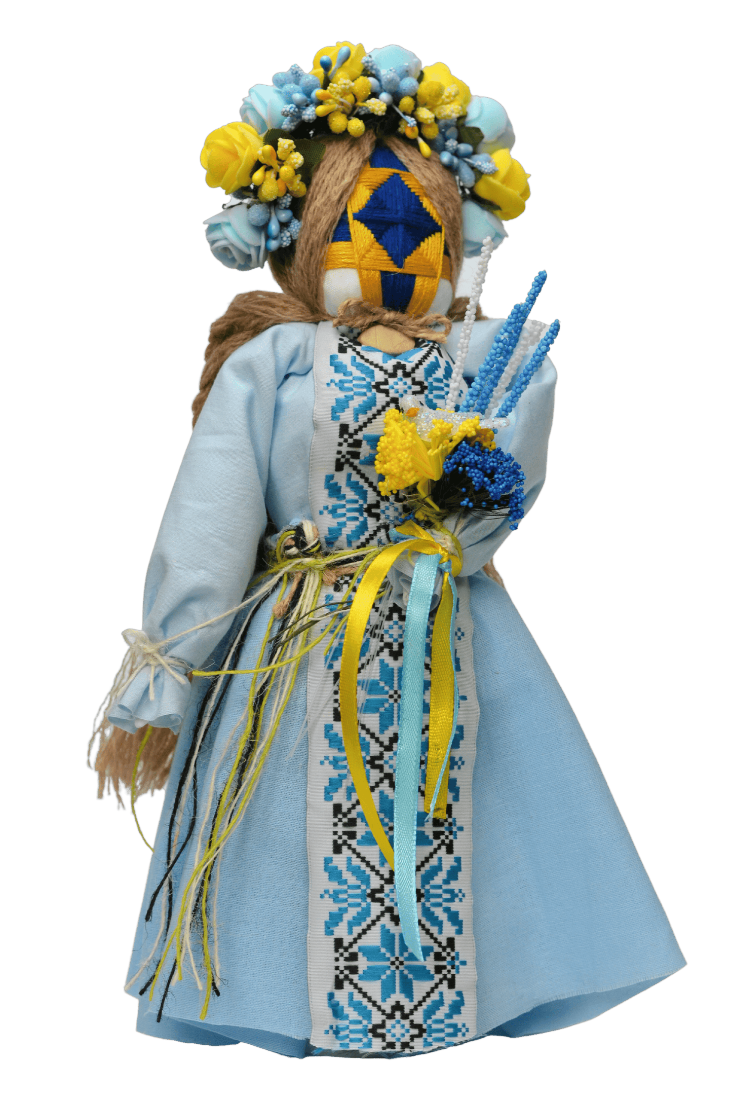 12'' Exclusive Collectible Ukrainian Motanka Doll from Eastern Ukraine Holding Dove of Peace || Slavic Design Traditional Ukrainian Doll || Handmade Made in Ukraine