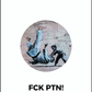 Original Ukrainian Mailing Postage Stamp Set FCK PTN PTN PNH ПТН ПНХ Featuring Banksy Graffiti in Ukraine 6X Stamps, 1x Pin, 1x Envelope, 1x Postcard