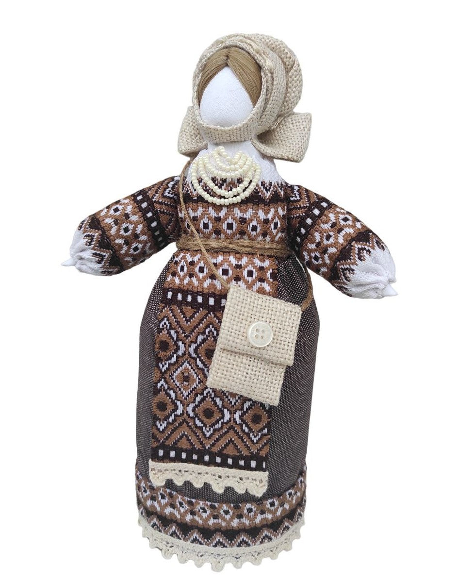 7.5" BraveUA Exclusive Vintage Collectible Ukrainian Motanka Doll Slavic Design Handmade Made in Ukraine