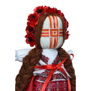 14'' Authentic Ukrainian Motanka Doll on Wooden Base || Collectible Doll || Slavic Design Traditional Ukrainian Doll || Handmade Traditional Folk Art || Made in Ukraine