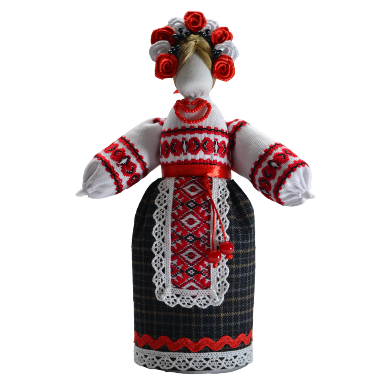 7.5" BraveUA Exclusive Vintage Collectible Ukrainian Motanka Doll Slavic Design Handmade Made in Ukraine